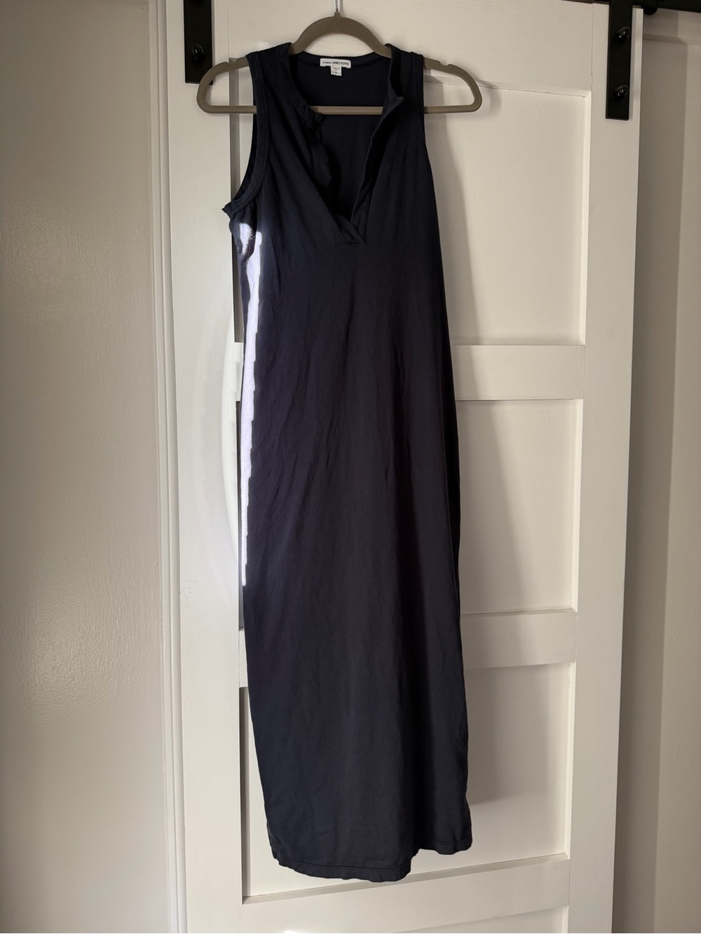 James Perse Sleeveless Navy Maxi Dress